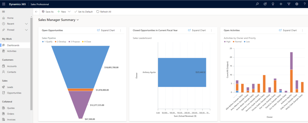 Dynamics 365 Sales Professional